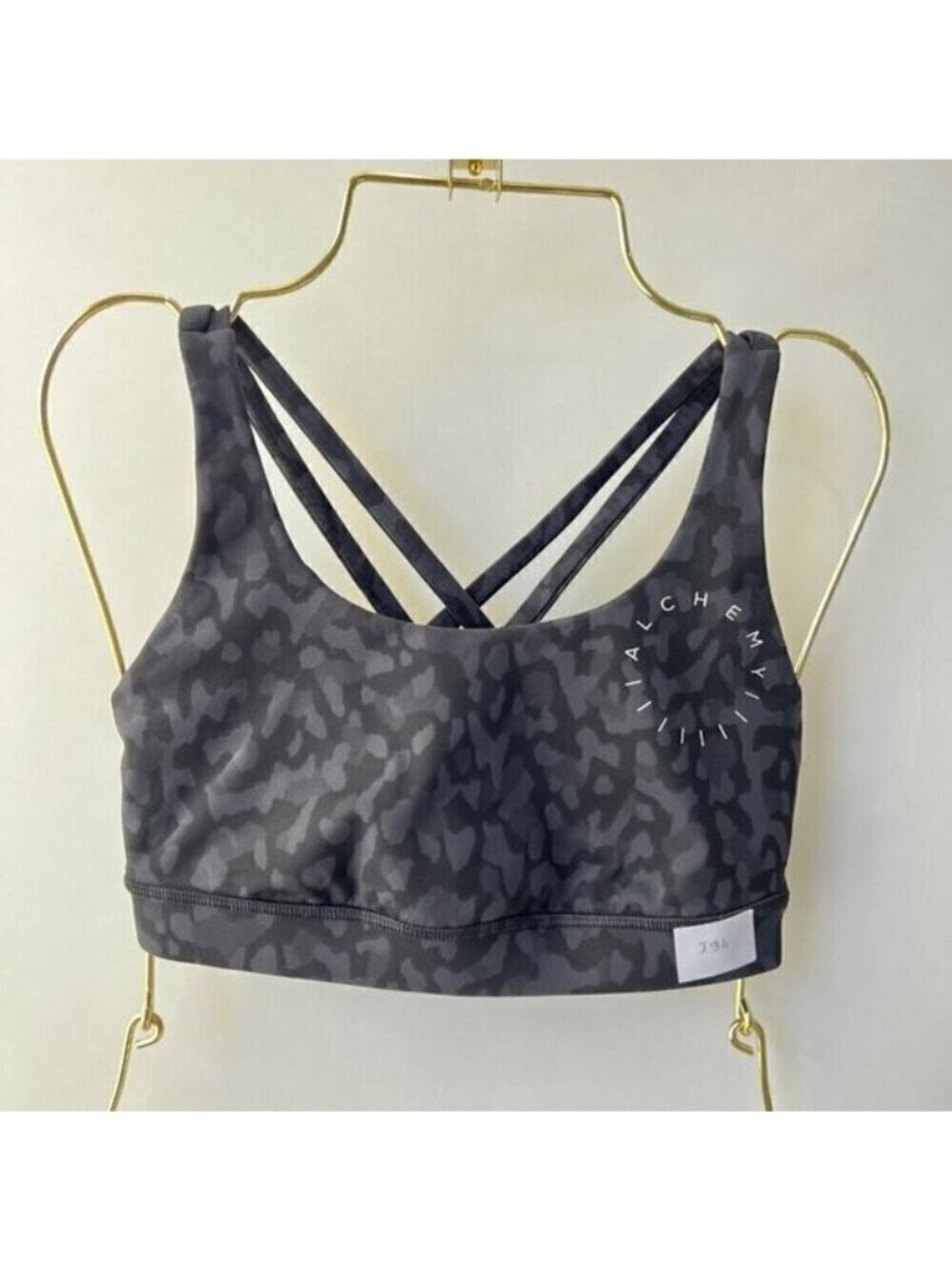 Lululemon energy bra black camo, Size 4 J94